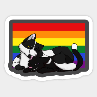 Ravenpaw x Barley Sticker